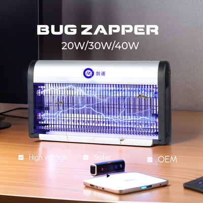 JZ 20W 30W 40W УФ Легкий Алюминиевый Сплав Противомоскитная лампа Мухи Мотылёк Ловец Летающий Убийца насекомых Машина для внутреннего использования поставщик