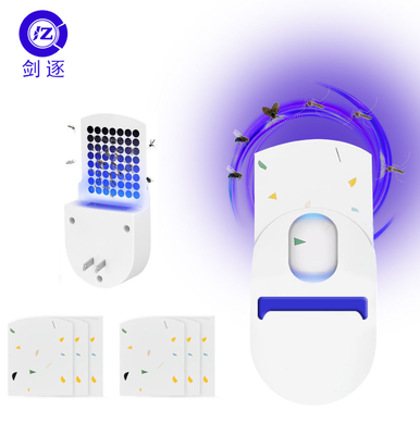 JZ Pest Control Indoor Household Plug в стиле UVA LED Синий свет Электрическое питание Автоматический ловец мух поставщик