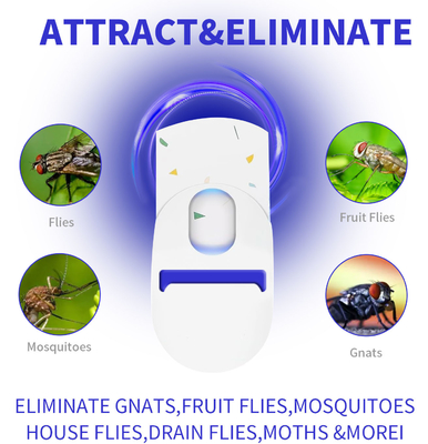 JZ Pest Control Indoor Household Plug в стиле UVA LED Синий свет Электрическое питание Автоматический ловец мух поставщик