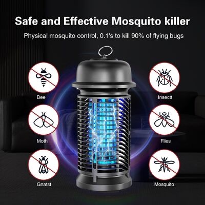 JZ 20W IPX4 UV Light Child Safe Pest Control Fly Fan Insect Trap Anti Mosquito Killing Lamp with Removable Collection Tray поставщик