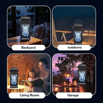 JZ 3000V Waterproof IPX4 Effective Bug Zapper Fruit Flies Bugs Anti Mosquito Killing Lamp for Outdoor Use поставщик