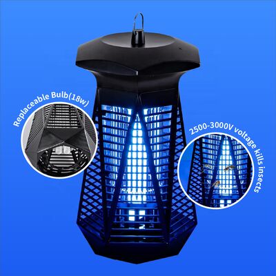 JZ UV Light Indoor Outdoor Hight Power IPX4 Bug Zapper Insect Trap Pest Control Mosquito Killing Lamp for Camping поставщик