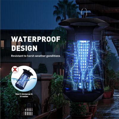 JZ UV Light Indoor Outdoor Hight Power IPX4 Bug Zapper Insect Trap Pest Control Mosquito Killing Lamp for Camping поставщик