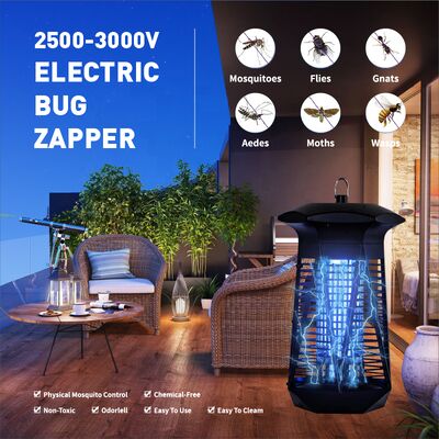 JZ UV Light Indoor Outdoor Hight Power IPX4 Bug Zapper Insect Trap Pest Control Mosquito Killing Lamp for Camping поставщик