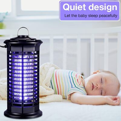 JZ Black Indoor Electric UV Light Insect Trap Bug Zapper Mosquito Killing Lamp Fly Moth Catcher поставщик