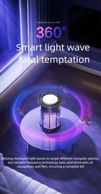 3-in-1 3000V Rechargeable Indoor Eco-Friendly Folding Suspensible 360-degree Al-round Mosquito Control Light Mosquito Killer поставщик