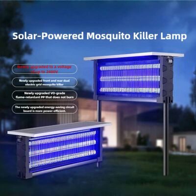 Modern Solar Mosquito Killer Lamp Energy Saving with Easy Cleaning Electric Shock for Outdoor Place Mosquito Control Bug Zapper поставщик