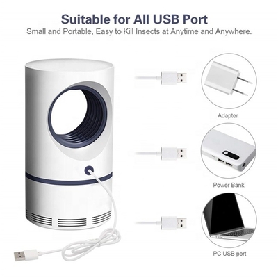 Электронный убойник комаров нехимический USB светодиодный убойник насекомых нерадиативный улов для комаров в гостиной поставщик
